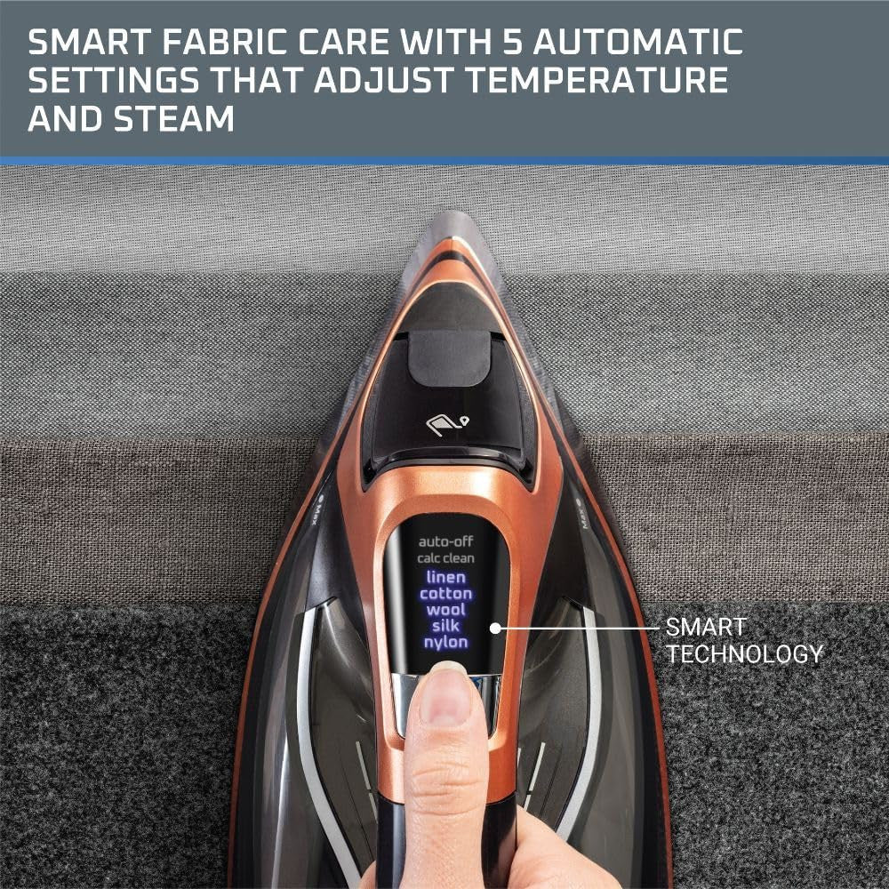 ROWENTA DW9540 SteamForce Pro Garment Steam Iron - Powerful 1800W with 400g/min Steam Output - Perfect for Wrinkles & Fabric Care (Blemished Packaging, Full Warranty) - Ideal for Home, Office & Travel Use