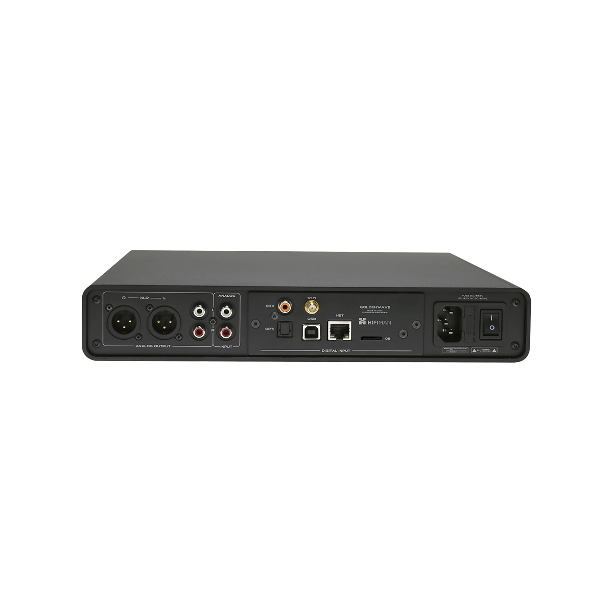 Hifiman Goldenwave Serenade WIFI Wireless Desktop Amplifier DAC - High Fidelity Audio System for Home Theater, Music Studio & Audiophile Listening