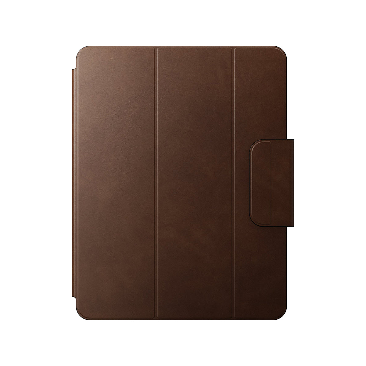 Premium Genuine Leather Folio Case for iPad Pro 13 (M4, 2024) - Slim Protective Cover with Auto Sleep/Wake | Perfect for Business, Travel & Daily Use - Brown