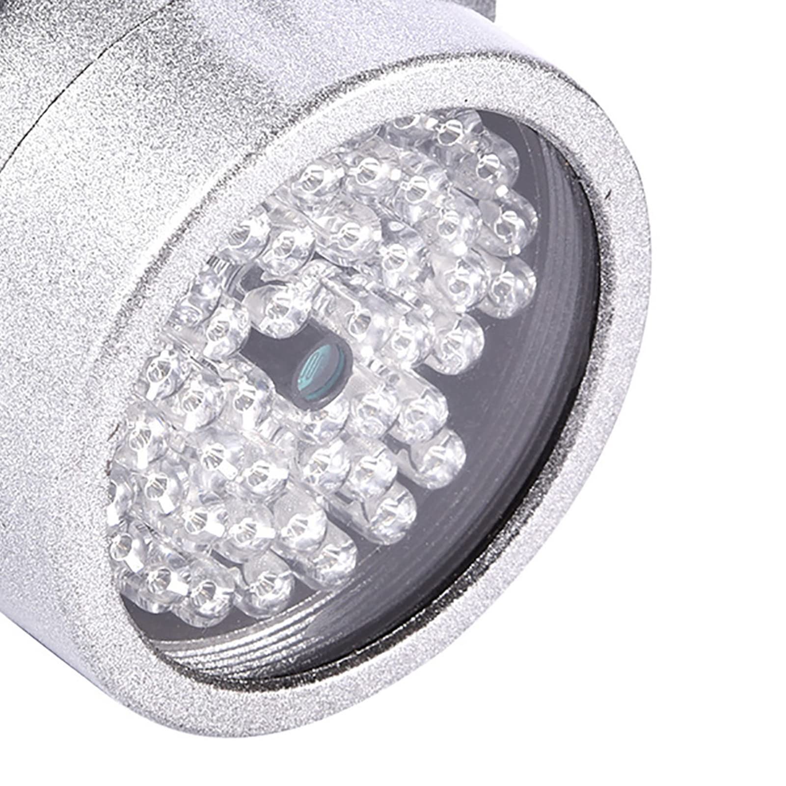 POCREATION 48 LED IR Illuminator - Waterproof Infrared Night Vision Light for Security CCTV Cameras - Ideal for Home Surveillance, Outdoor Monitoring & Low Light Conditions