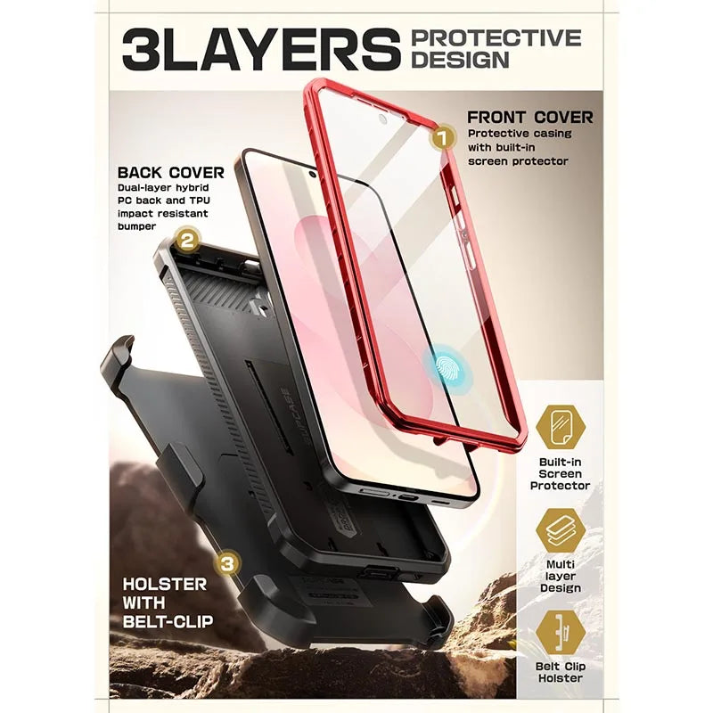 SUPCASE Galaxy S25 Plus UB Pro Military Grade Protective Case - Shockproof, Drop Proof Phone Cover for Outdoor, Work & Daily Use