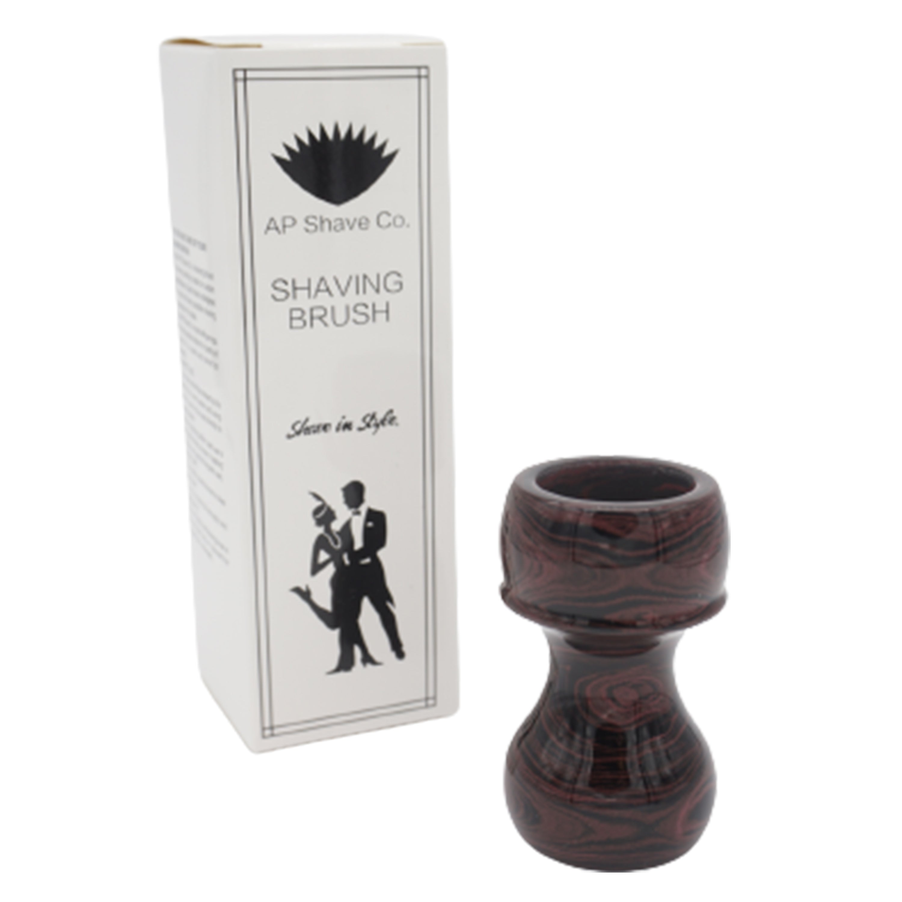 Premium Handmade Raspberry Ebonite Shaving Brush Handle - Compatible with 24mm & 26mm Knots - Perfect for Wet Shaving & Luxury Grooming Gifts for Men