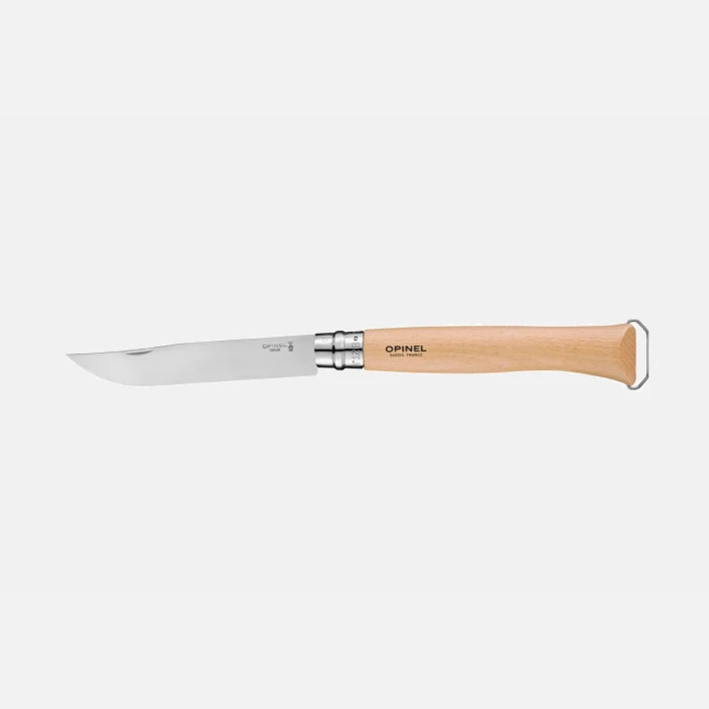Opinel Premium Stainless Steel BBQ Grill Set - 3-Piece Knife & Fork Combo for Outdoor Cooking, Camping, and Picnics