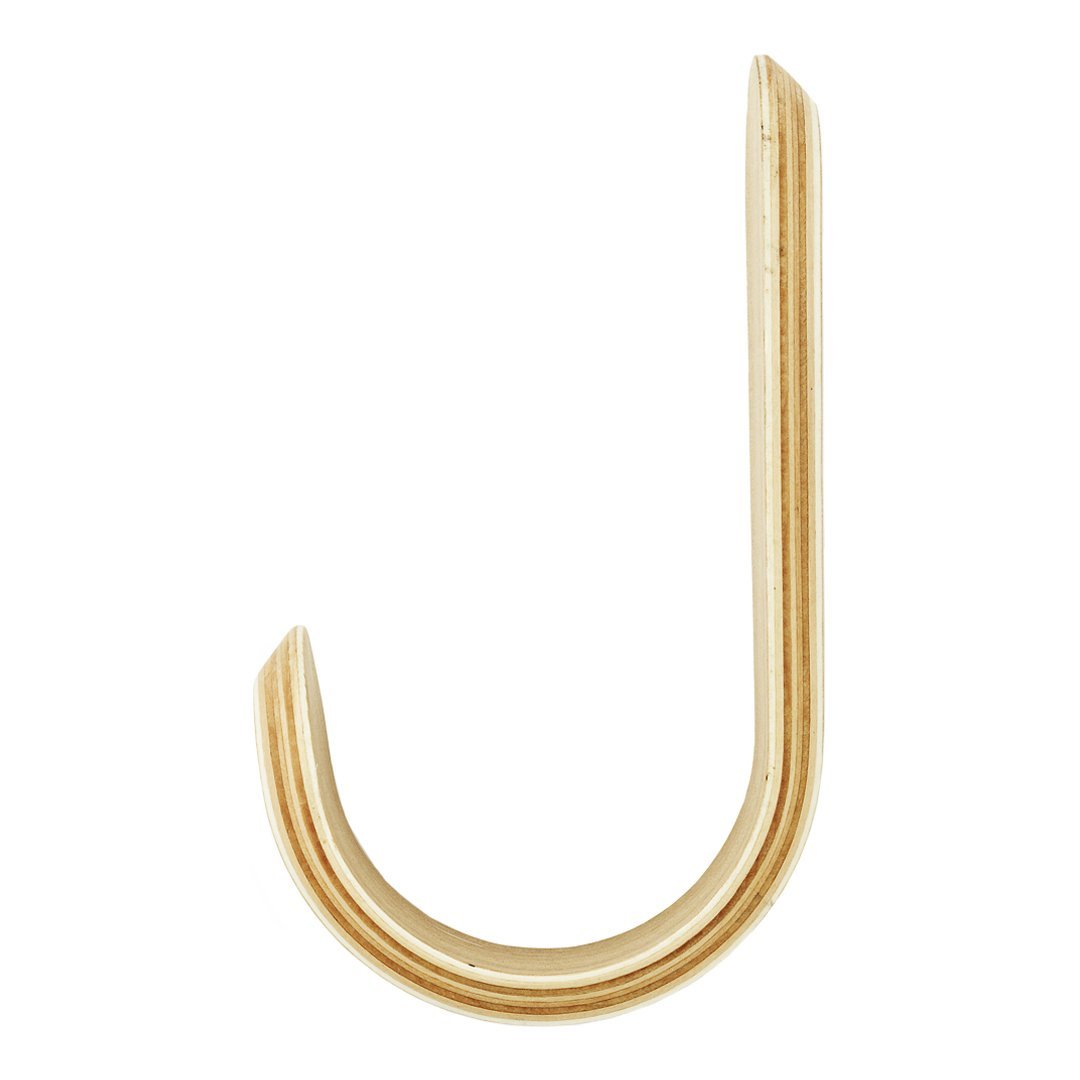 Johansen Curve Hook Shelving by Normann Copenhagen - Modern Wall Shelf for Home & Office Organization - Perfect for Hanging Keys, Coats, and Decor in Living Rooms, Bedrooms & Entryways