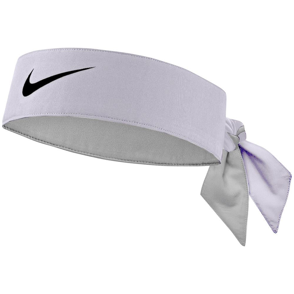 Nike Premier Tennis Headband - Breathable Moisture-Wicking Sports Head Tie for Women & Men - Oxygen Purple/Black - Perfect for Tennis, Running, Gym & Workouts