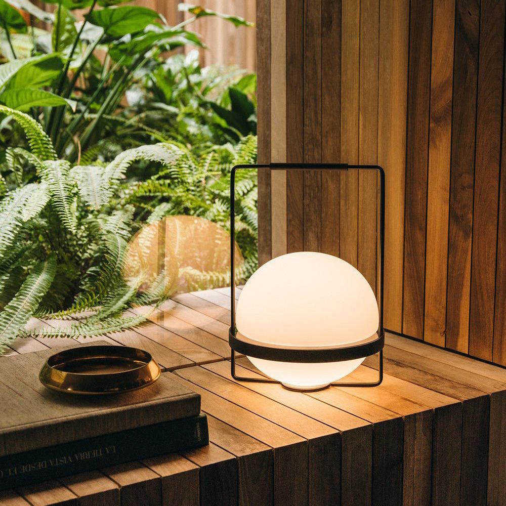 Modern LED Garden Table Lamp - Outdoor Solar Powered Waterproof Lighting for Patio, Deck, and Backyard - Perfect for Evening Gatherings & Landscape Decor
