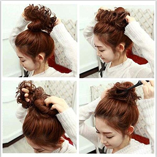 Messy Bun Hair Extensions - Soft Chignon Hairpiece for Updo & Ponytail | Perfect for Weddings, Parties & Everyday Styling