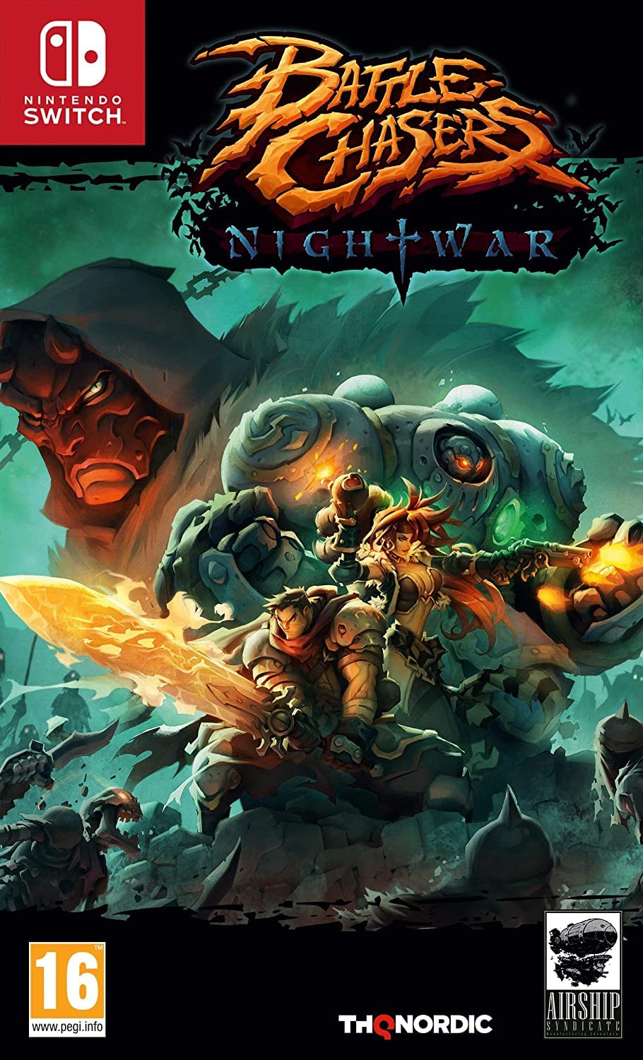 Battle Chaser: Nightwar - Nintendo Switch Game | Action RPG Adventure for Nintendo Switch | Perfect for Home & Travel Gaming