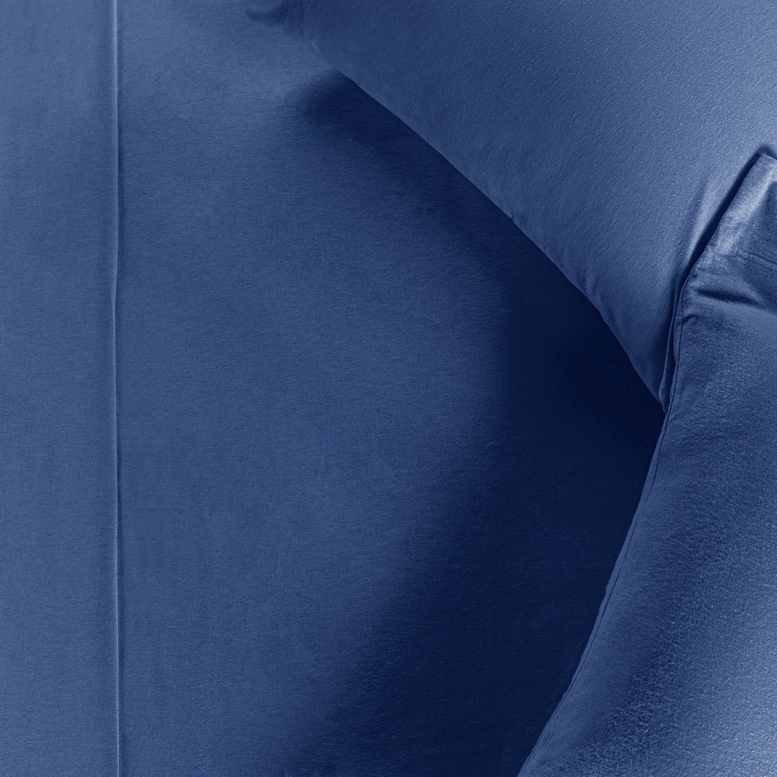 Premium Flannel Cotton Bed Sheet Set - Soft & Cozy Deep Pocket Fitted Sheets - Modern Solid Colors - Perfect for Winter Nights & Cold Weather Comfort