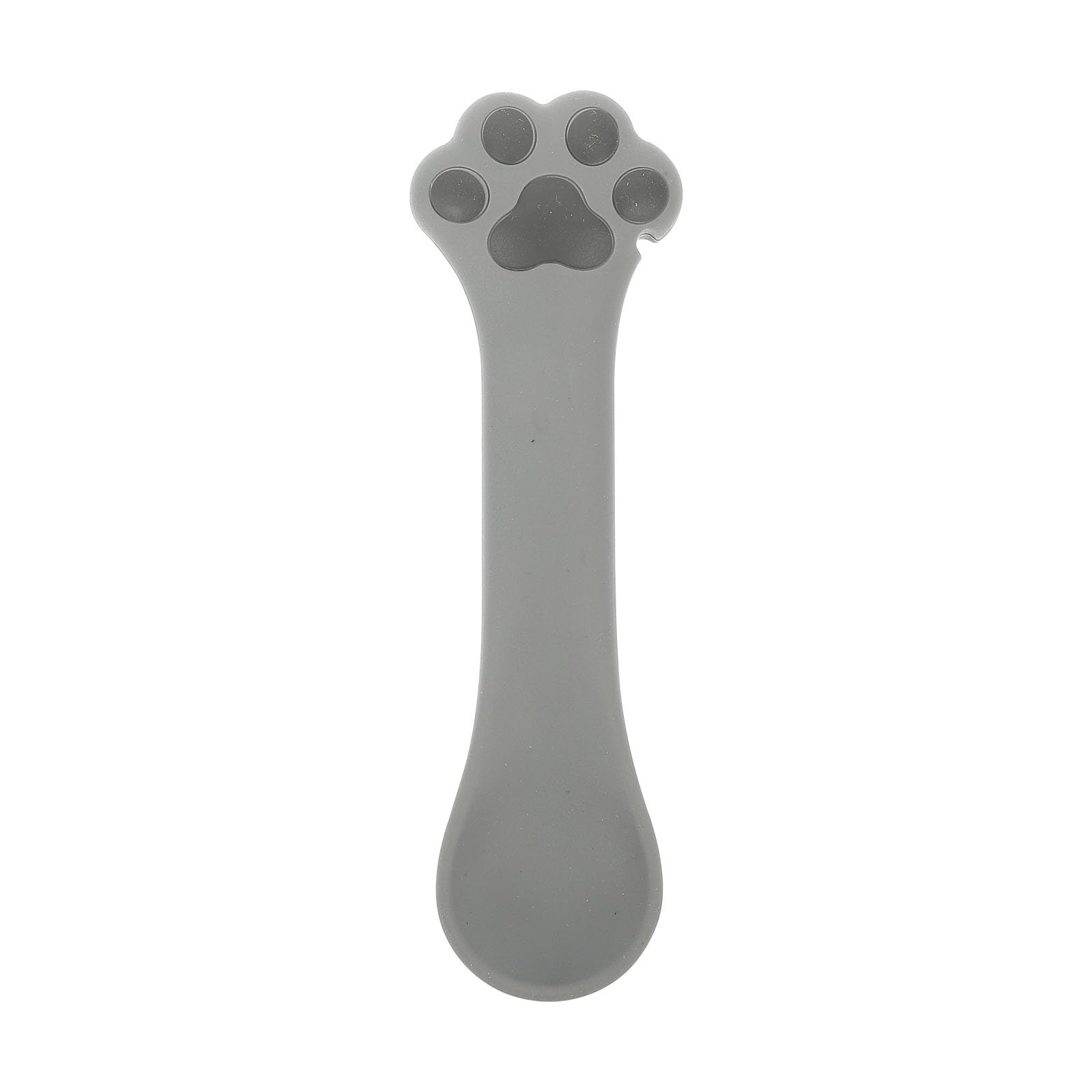 Premium Silicone Cat Food Scoop with Paw Design - Multi-Functional Pet Food Spoon & Can Opener for Wet & Dry Food - Perfect for Feeding Dogs & Cats at Home or Travel