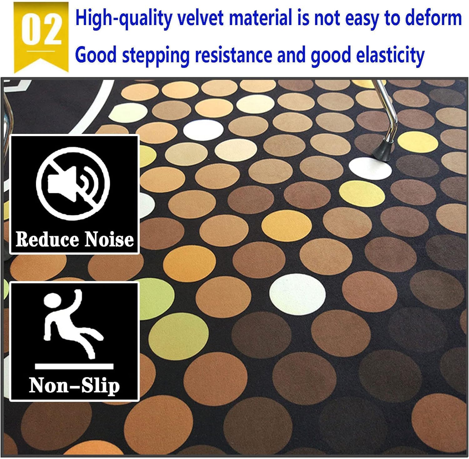 **Soundproof Non-Slip Drum Rug for Electronic & Acoustic Drum Kits - 160x180cm - Perfect for Bass Drum, Snare Drum & Home Studios**    *(Use Case: Ideal for drummers, home studios, and practice spaces to reduce noise and prevent slipping during performances or rehearsals.)*