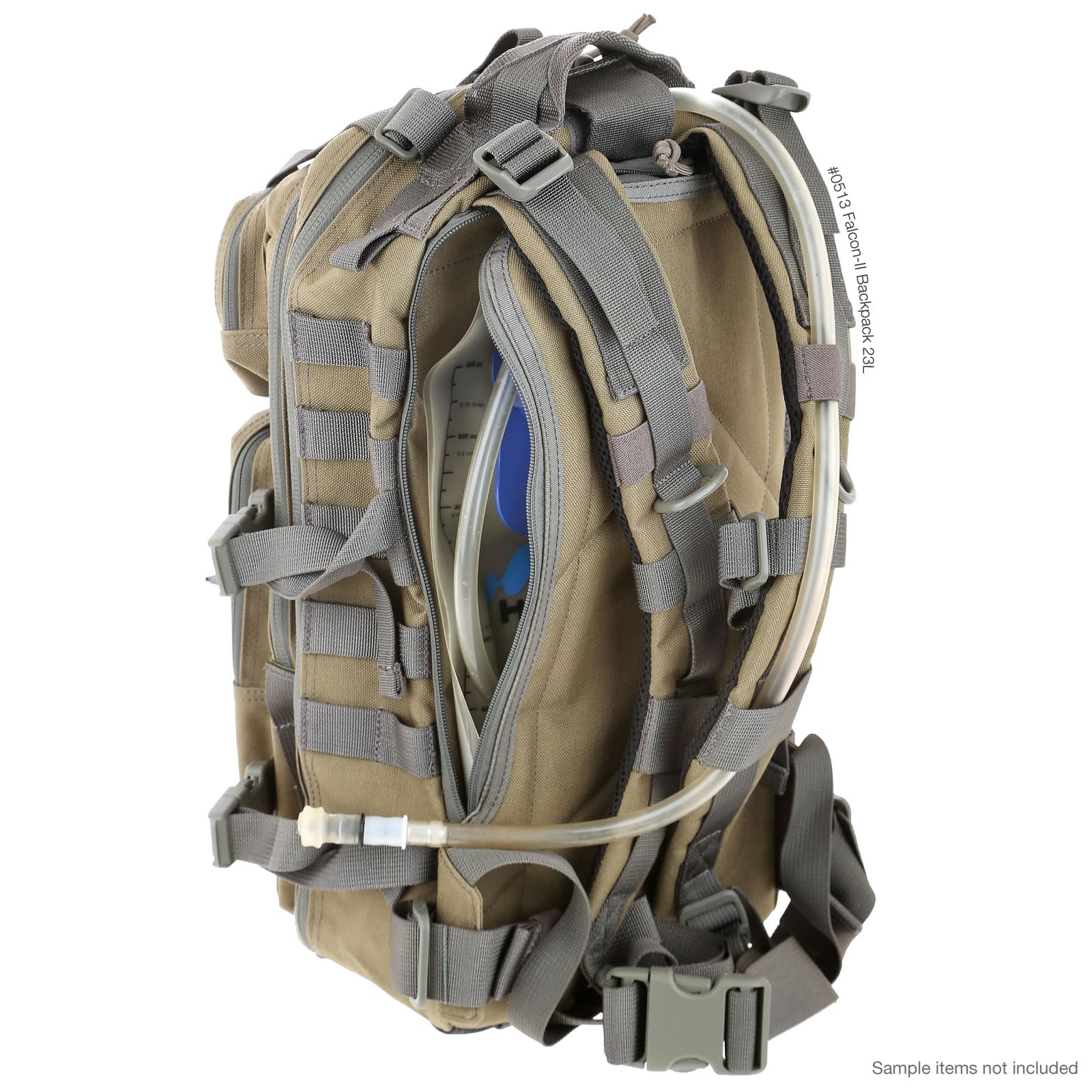 MAXPEDITION Falcon-II 23L Tactical Backpack | Military-Grade MOLLE Survival Pack | Bug Out Bag & EDC Backpack for Outdoor Adventures, Hiking & Emergency Preparedness