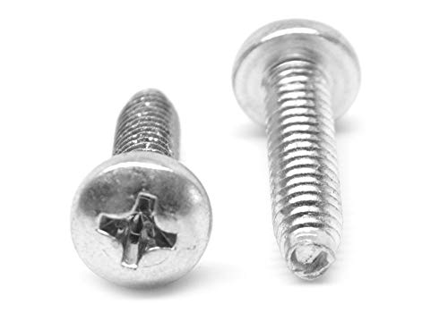 M6 x 1.00 x 16mm Coarse Thread Rolling Screws - Pozidriv (Type Z) Pan Head - Low Carbon Steel with Zinc Plating & Wax Coating - Pack of 500 - Ideal for Furniture Assembly, Metal Fabrication and DIY Projects