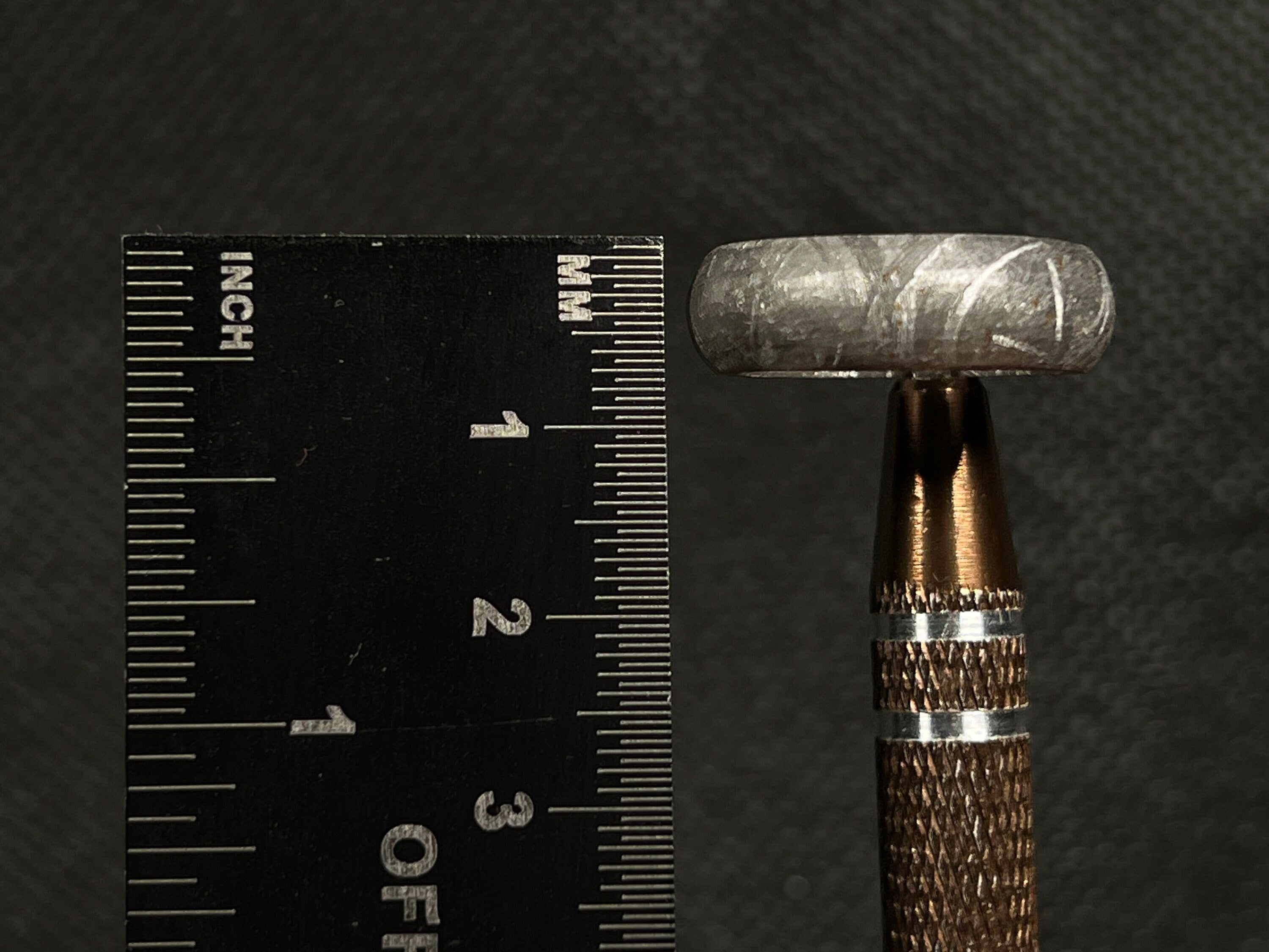 GIBEON Meteorite Ring Size 5.75 - Genuine Meteorite Wedding Band for Men & Women, Space Astronomy Jewelry, Unique Tungsten & Meteorite Ring - Perfect for Engagement, Anniversary & Special Occasions