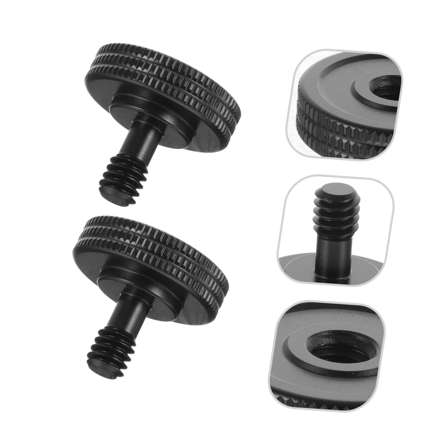 UKCOCO 3-Pack 1/4 Inch Thumb Screws for Action Cameras - Essential Camera Mounting Accessories Kit (12pcs) - Compatible with Tripods, Brackets & DSLR Cameras - Perfect for Vlogging, Travel & Outdoor Photography