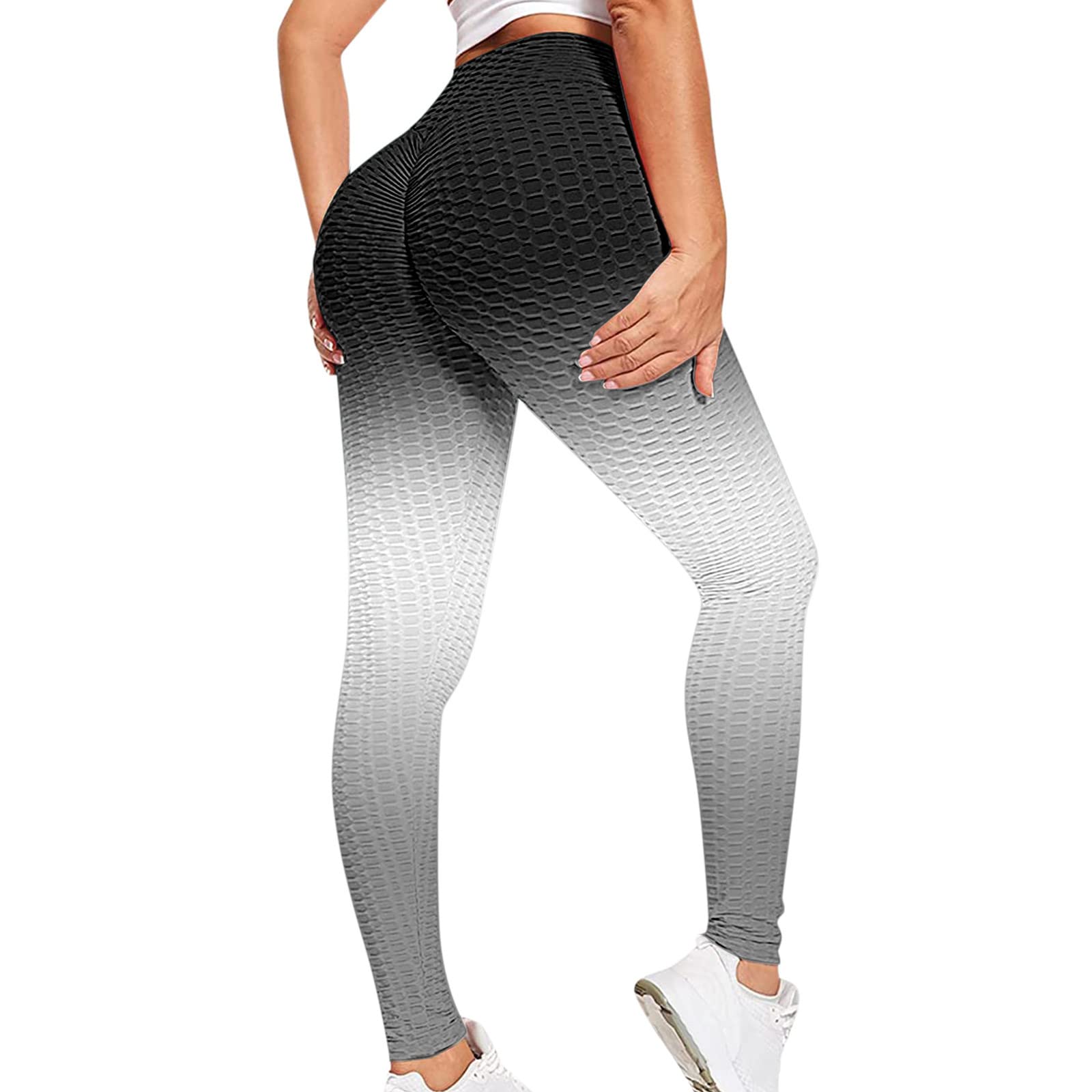 Women's Scrunch Butt Lifting Leggings - High Waisted Tummy Control Workout Pants for Yoga, Running & Gym
