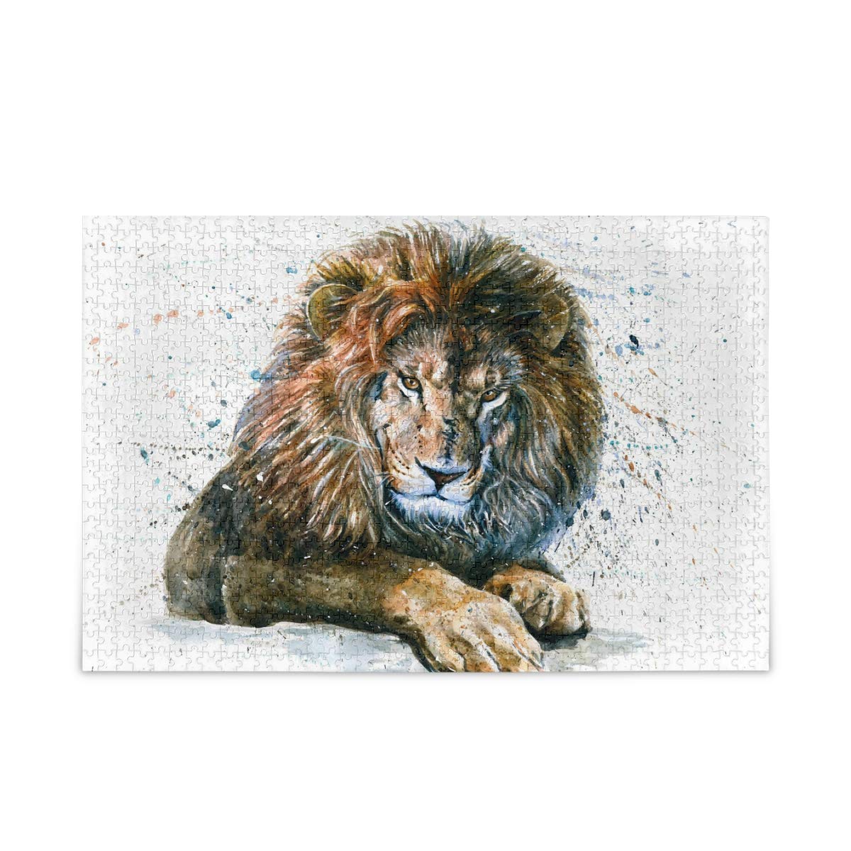 1000-Piece Jungle Lion Jigsaw Puzzle for Adults & Kids - Fun & Challenging Family Game for Parties, Relaxation & Brain Training