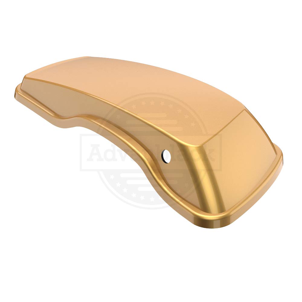 Harley Davidson Saddlebag Lids for Touring, Street Glide & Road Glide Special Models (2014-2020) - Moto Onfire Black Hills Gold Replacement Covers - Perfect for Motorcycle Storage & Custom Upgrades