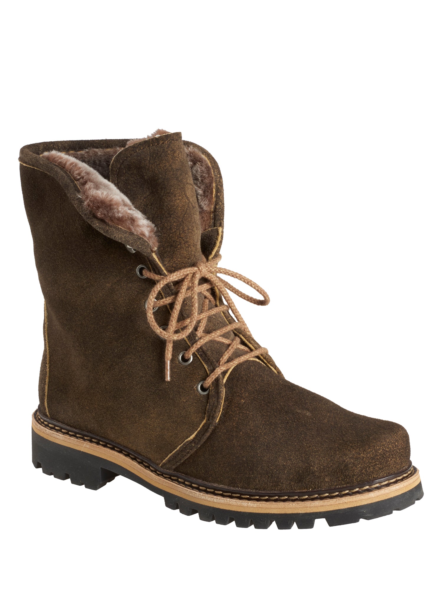**M Anniversary Shearling Lined Hiker Boot - Warm & Comfortable Winter Hiking Shoes for Men - Perfect for Outdoor Adventures & Cold Weather**