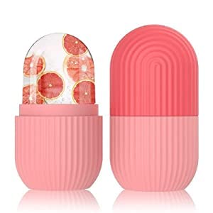 Fabify Facial Ice Roller for Puffiness Relief - Cooling Face & Eye Massager to Tone & Tighten Skin - Perfect for Morning Routine & Post-Workout Recovery