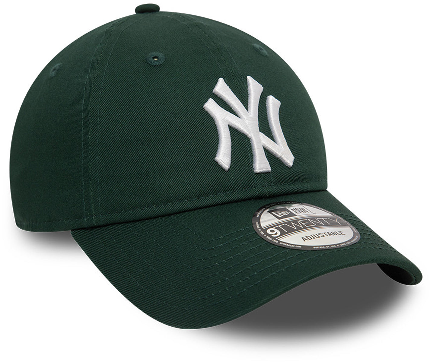 New York Yankees New Era 9Twenty League Essential Dark Green Baseball Cap for Men & Women - Adjustable Snapback Hat for Baseball Fans, Streetwear Fashion & Outdoor Activities