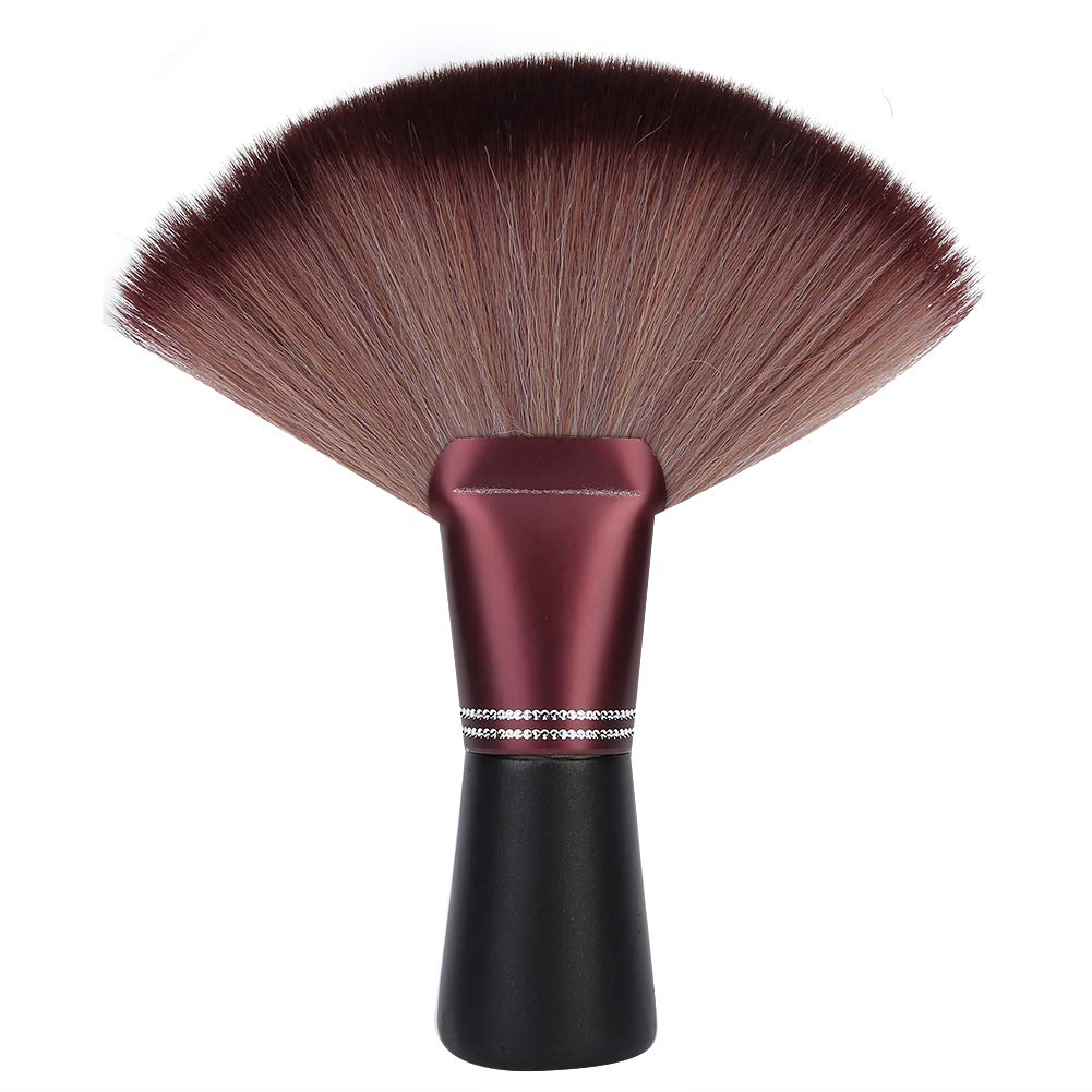 Fan Shape Hairdresser Neck Brush - Salon Barber Tool for Hair Cutting & Clippings Removal - Perfect for Stylists & Home Use