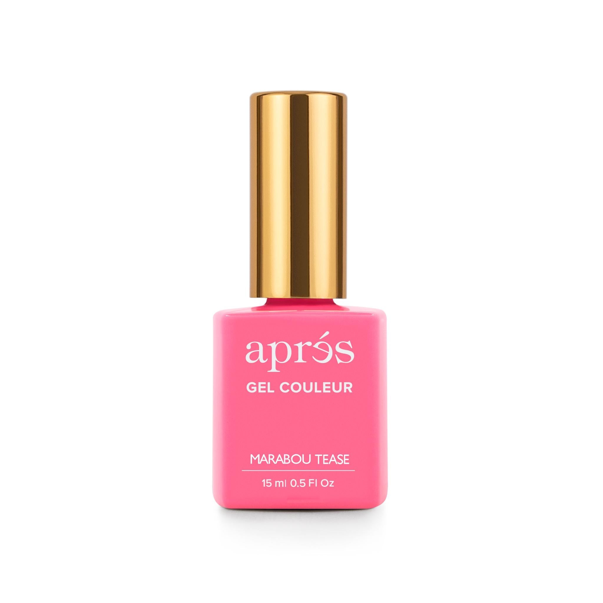 Apres Gel Nail Polish - Marabou Tease Color | Long-Lasting & Vibrant | Perfect for Nail Salons, DIY Manicures & Special Occasions