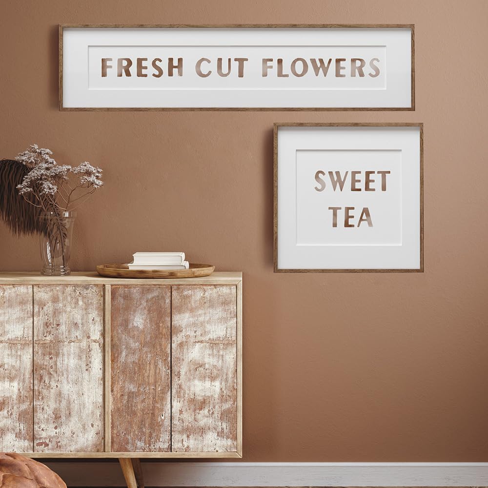 Sweet Tea Clear-Cling Wall Decals - Reusable Vinyl Stickers for Furniture, Nightstand, Vanity & Desk Decor | DIY Home Wall Art, Bedroom & Office Decoration | Perfect for Makeup Vanity, Dressing Table & Computer Workspace