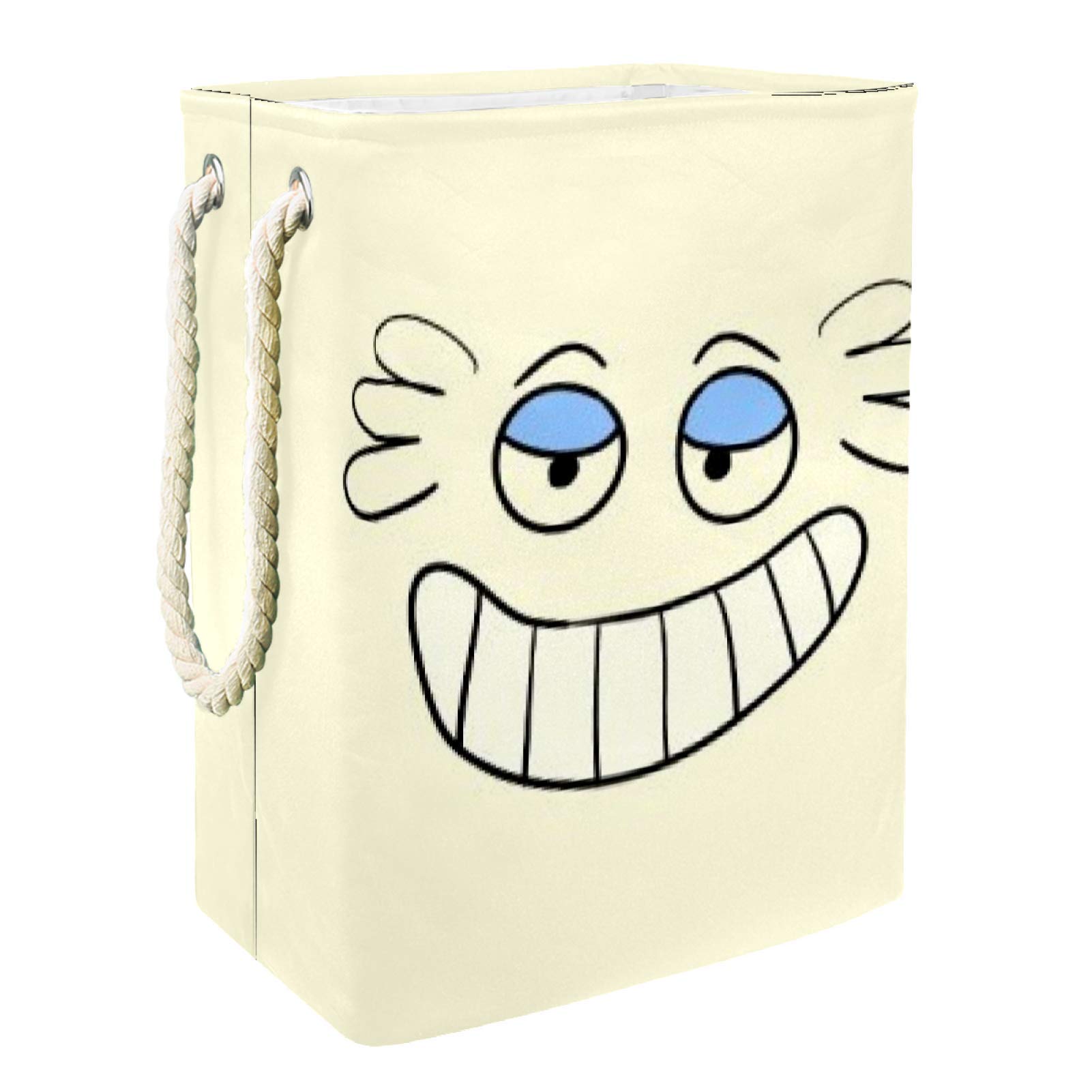 Unicey Cheer Up Large Storage Bin - Organize Bathroom, Bedroom, Toys & Clothes - Perfect for Home Organization & Decluttering