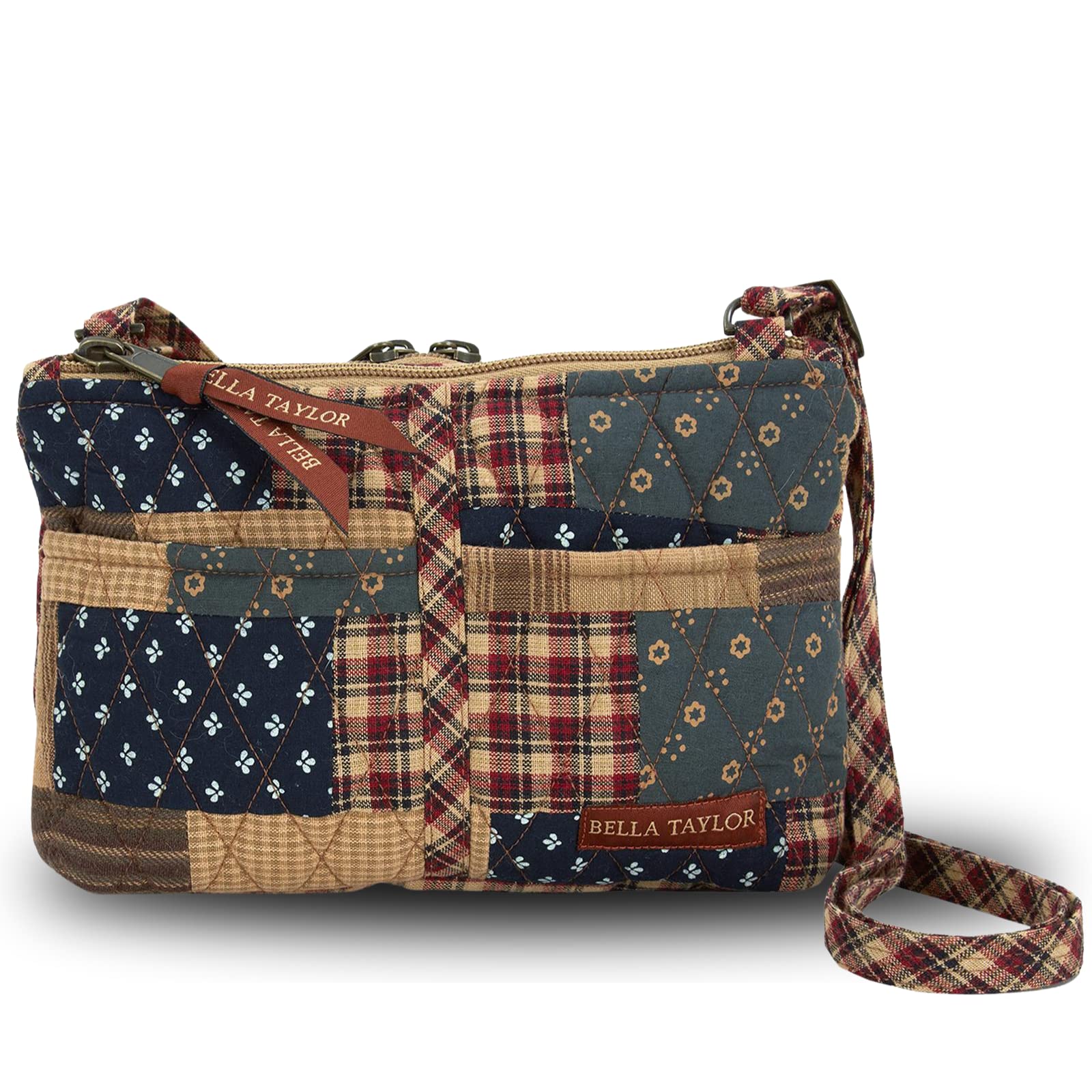 Bella Taylor Essentials Crossbody Purse with Built-In Wallet - Stylish & Functional Women's Handbag for Everyday Use, Travel, and Shopping