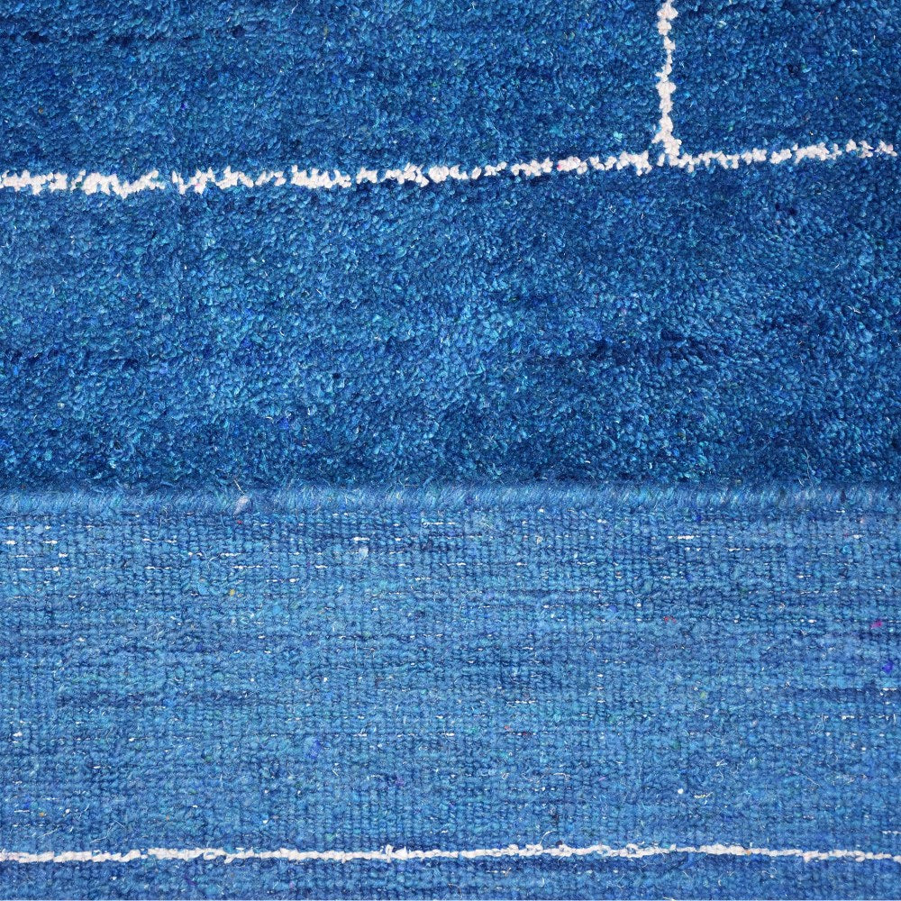 Hand-Knotted Diamond Rug - Premium Handmade Persian Style Carpet for Living Room, Bedroom & Dining Area