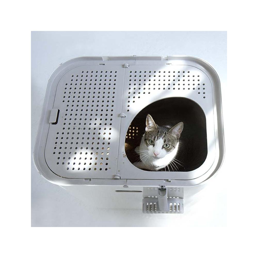 Modkat XL Cat Litter Box - Large Covered Cat Litter Box with Top Entry, Odor Control & Easy Cleaning - Perfect for Multiple Cats & Small Spaces