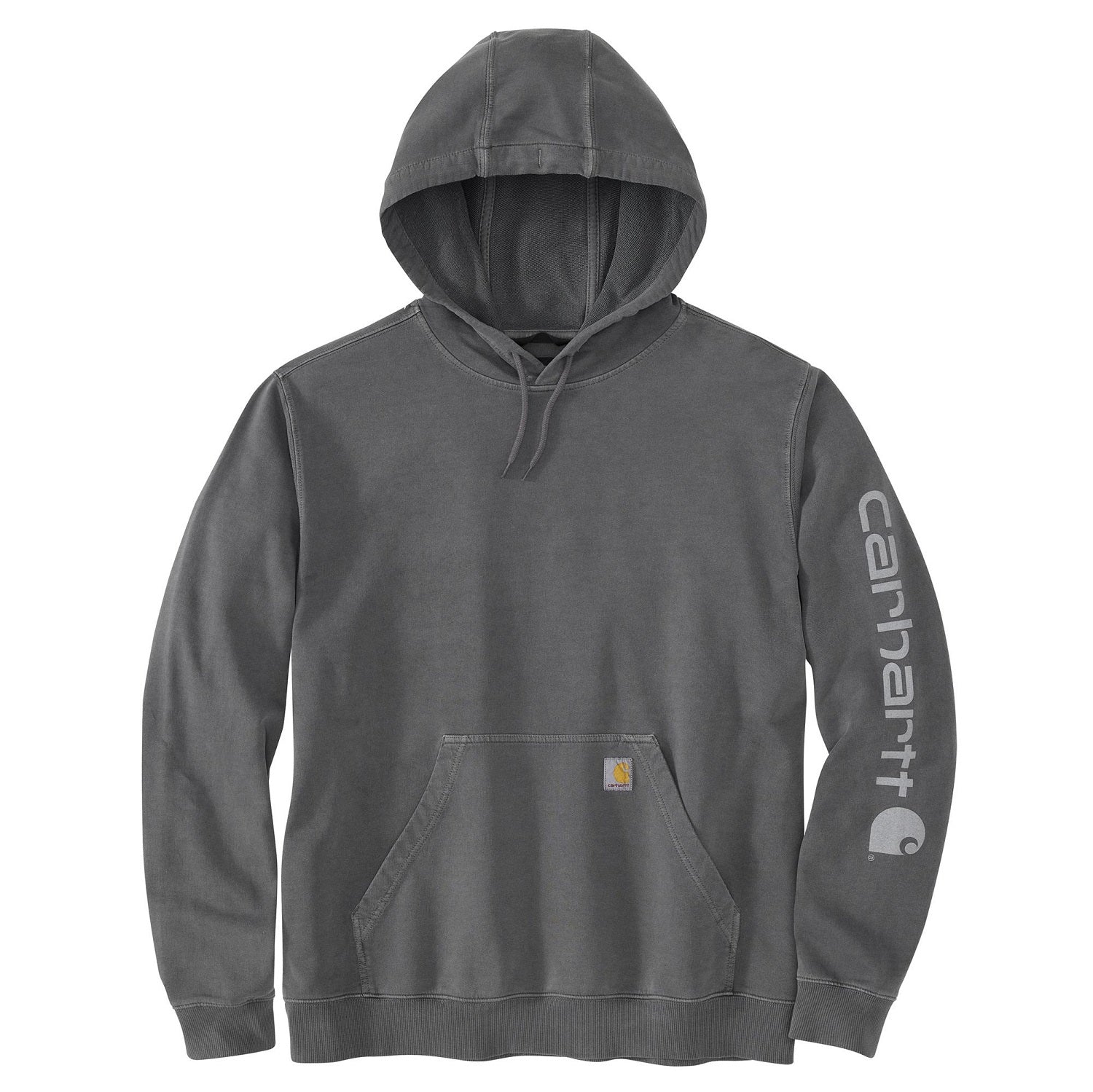Carhartt Men's Re-Engineered Relaxed Fit Graphic French Terry Hoodie | Soft Cotton Pullover Sweatshirt for Work & Casual Wear | Outdoor, Gym & Everyday Use