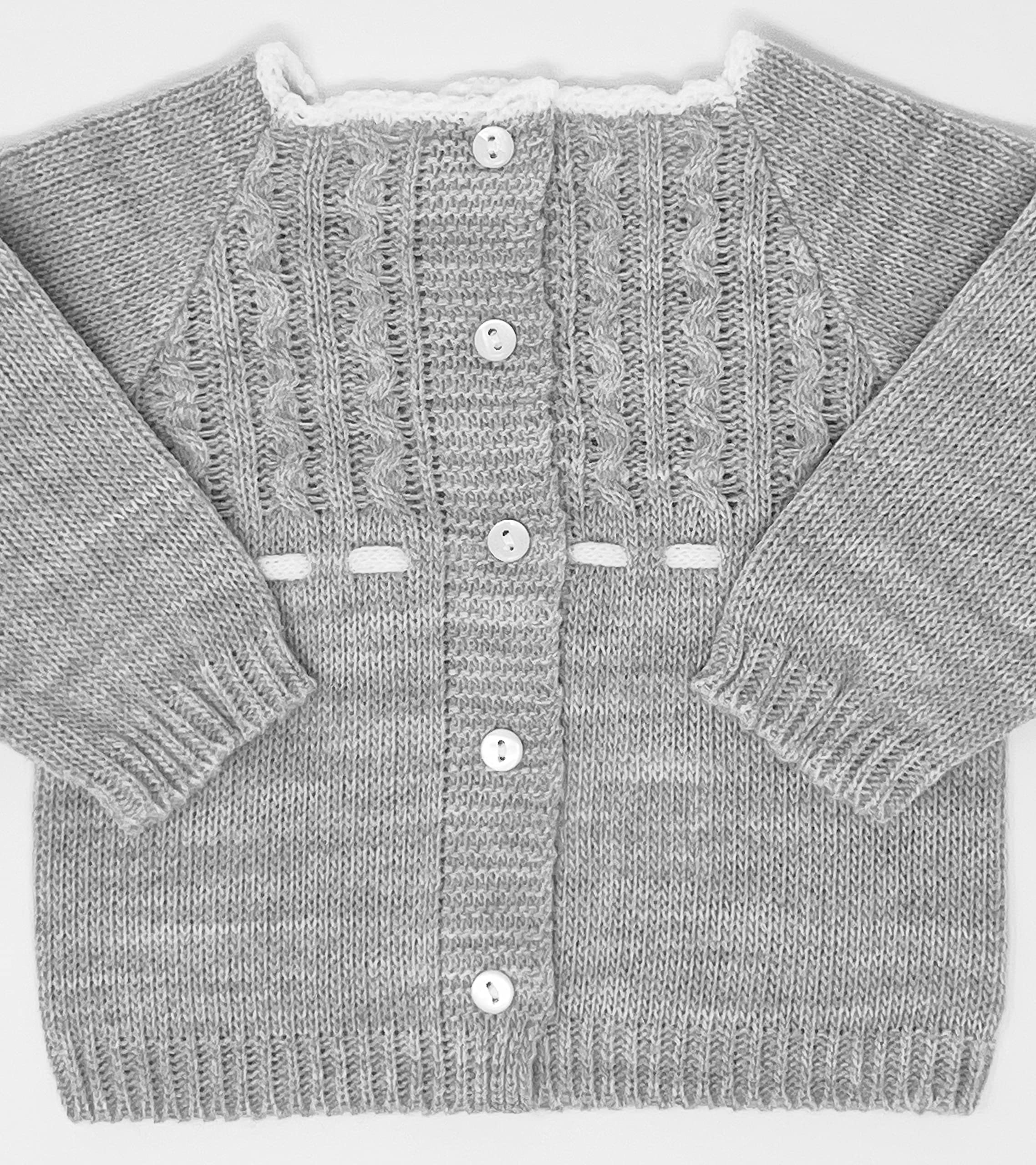 Newborn Baby Knitted Clothes Set - Soft Cotton Coming Home Outfit for Boys & Girls | Perfect for Hospital Photos, Christening & First Birthday