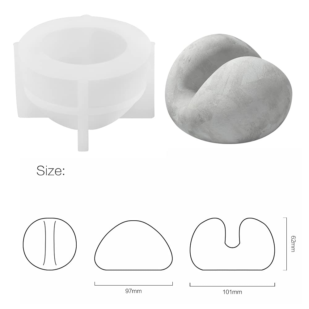 Phone Stand Mold - Cement & Concrete Molds for DIY Crafts, Phone Holder Stand for Office, Kitchen, Home - Perfect for Desk Organization & DIY Projects