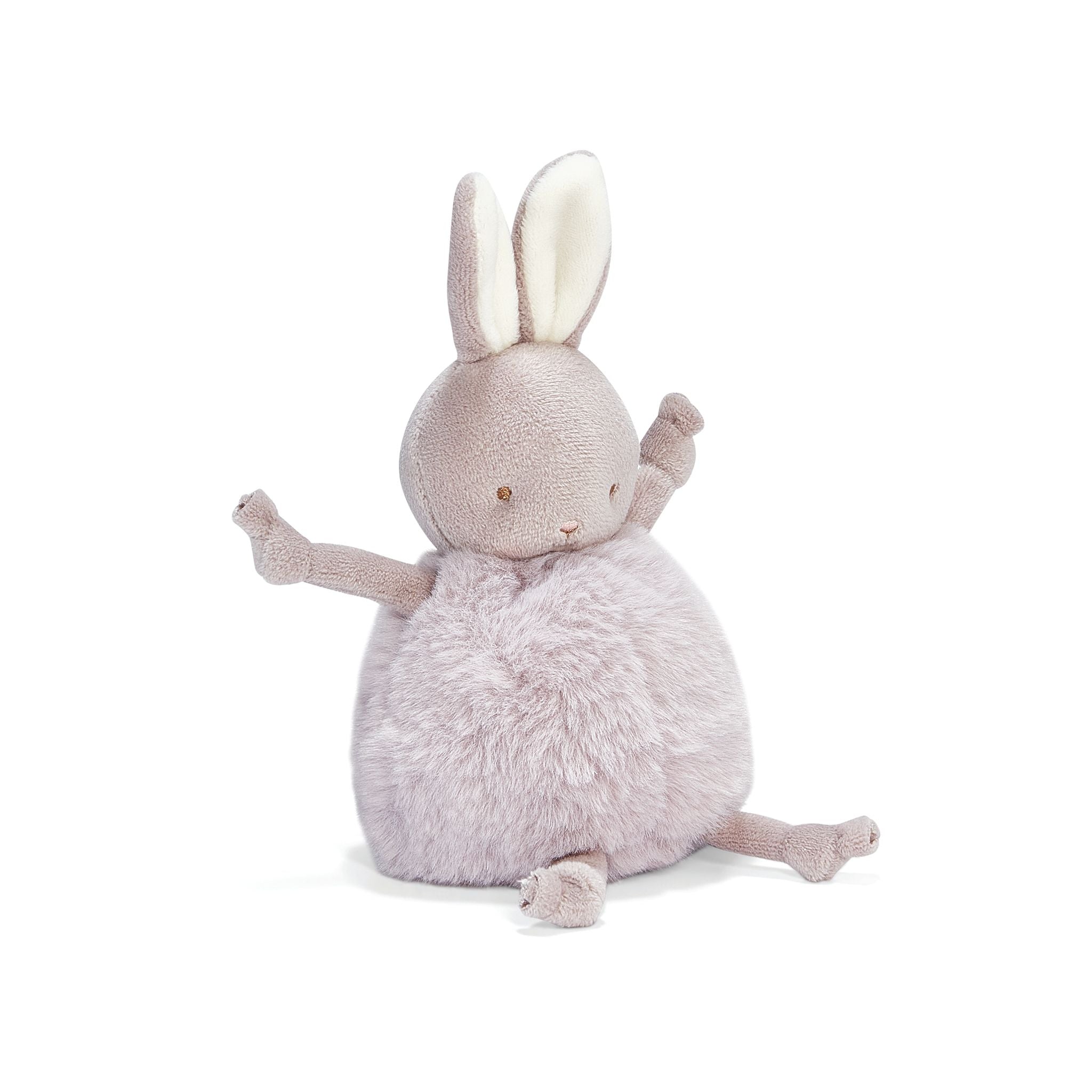 Lilac Marble Bunny - Roly Poly Tumbler Toy for Kids | Fun Stress Relief & Decorative Home Office Desk Accessory