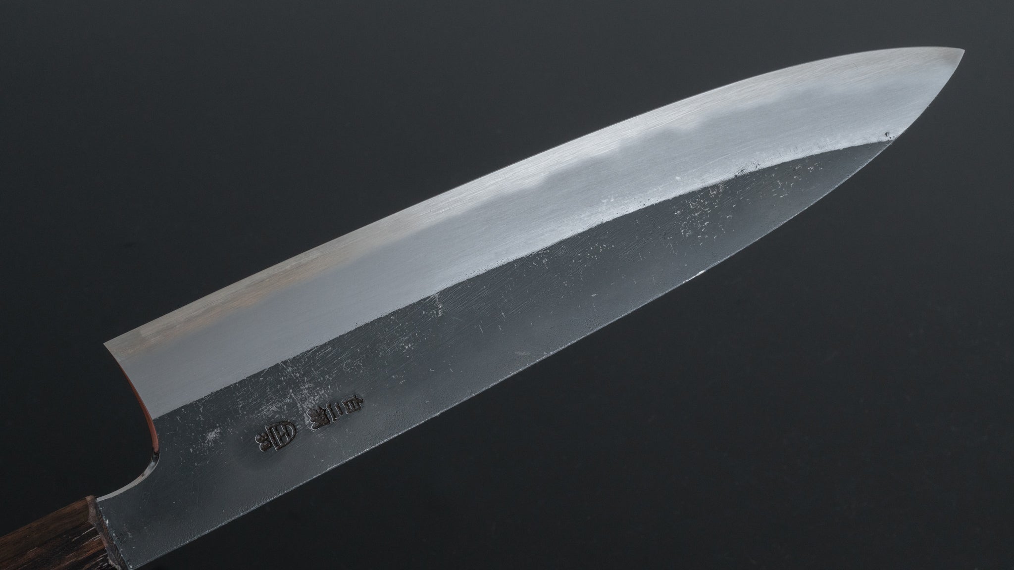 Hitohira Togashi White #2 Kurouchi Gyuto Japanese Chef Knife 240mm with Premium Tagayasan Handle - Perfect for Sushi, Meat Cutting & Professional Kitchen Use