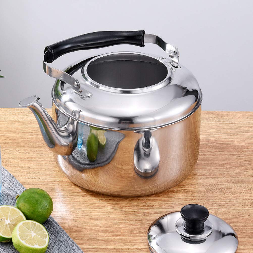 Yardwe 5.5L Stovetop Tea Kettle with Handle - Premium Blooming & Loose Leaf Tea Maker for Home & Office - Perfect for Herbal, Green & Black Tea Brewing