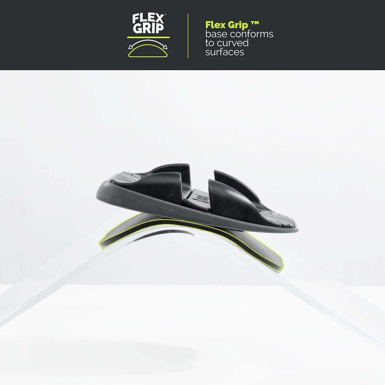 Numi Smart Dock - Universal Car Phone Holder for All Smartphones - Black - Safe Driving View