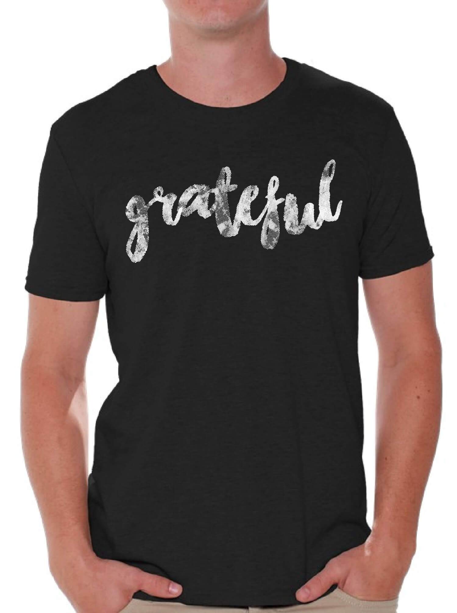 Awkward Styles Thanksgiving T-Shirt - Funny Grateful T-Shirts for Men - Perfect for Family Gatherings, Turkey Day Parties & Holiday Festivities