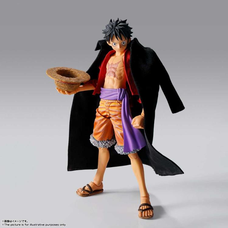 Bandai Imagination Works One Piece Monkey D. Luffy Action Figure - Anime Collectible Toy for Fans - Perfect for Display, Gifts, and Anime Decor