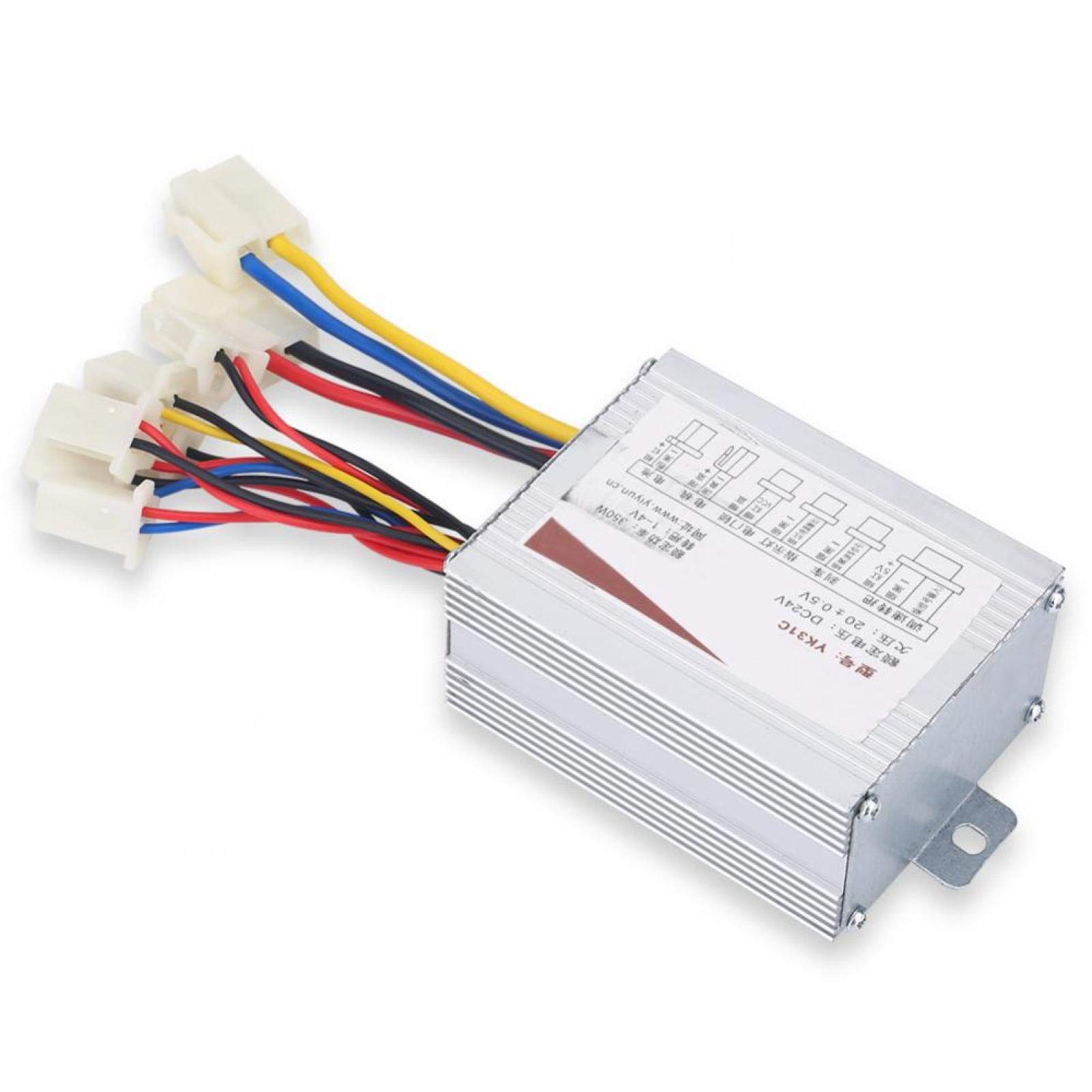 AYNEFY 24V Brushed Motor Speed Controller for Electric Scooters & Bicycles - Perfect for DIY E-Bike and Mobility Scooter Upgrades