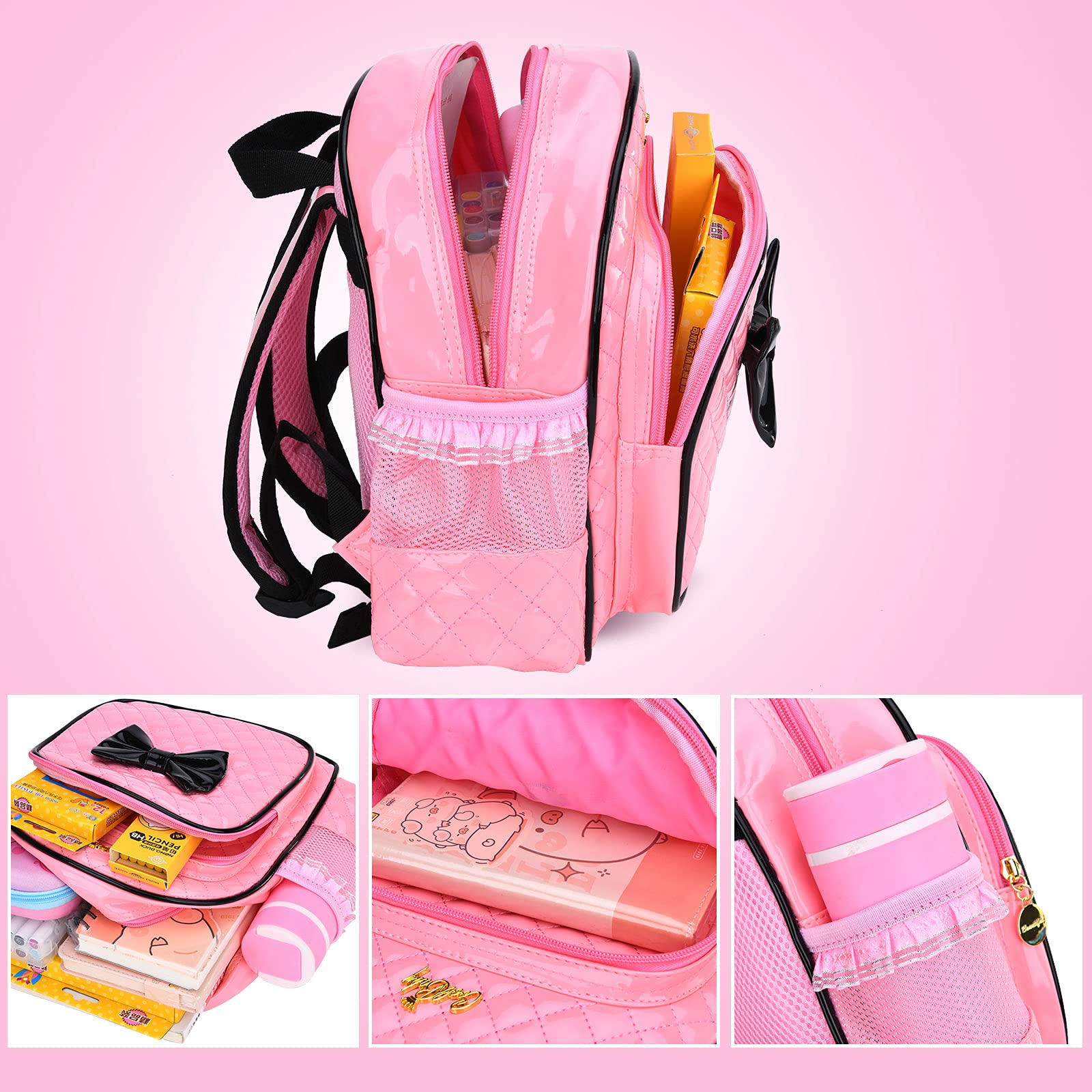 Durable Waterproof Toddler Backpack for Girls - Cute Preschool & Kindergarten School Bag for Kids | Perfect for Daycare, Travel & Outdoor Activities