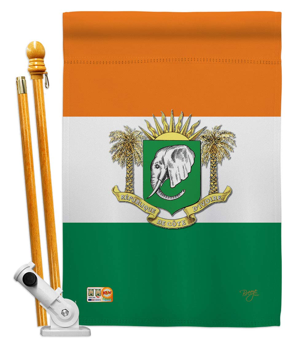 Ivory Coast National Flag Set 28x40