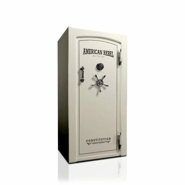 American Rebel CS25 Constitution 25 Gun Safe - Fireproof & Secure Handgun Storage for Home & Office Protection | Pistol Safe for Bedroom, Closet & Vehicle Use
