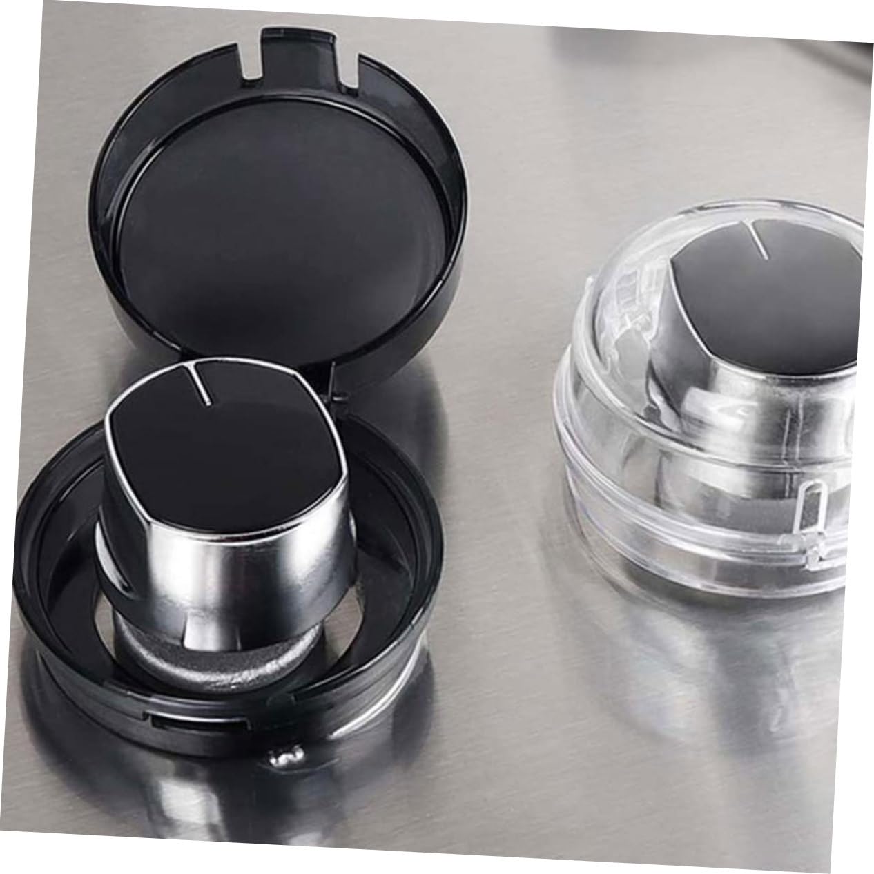 6Pcs Childproof Stove Knob Covers - Gas Stove Safety Protectors for Oven Knobs, Baby Proofing Kitchen Accessories - Perfect for Child Safety in Homes with Toddlers
