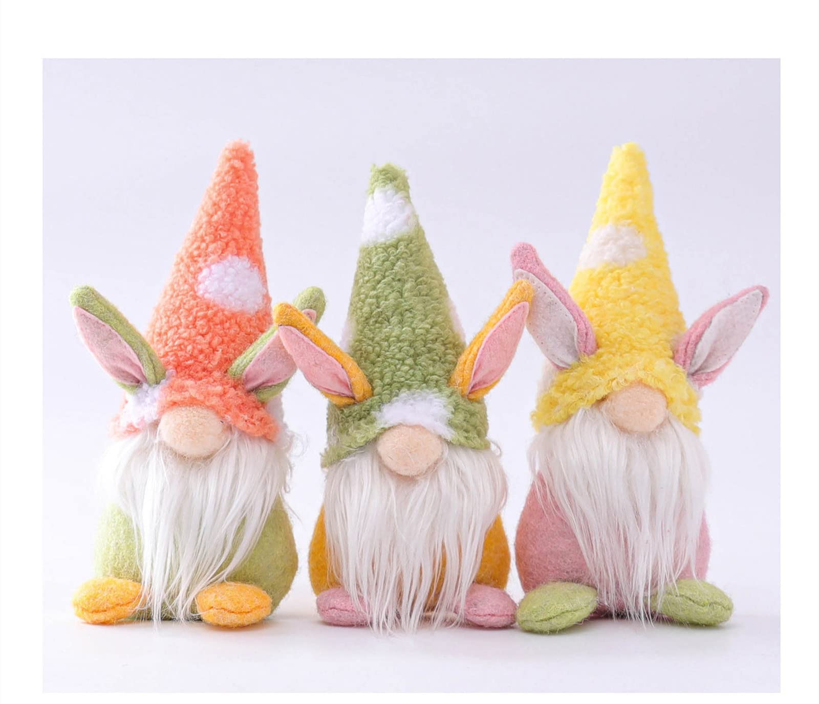 Stuan Easter Decorations - 1 PC Faceless Easter Bunny Doll for Home Decor, Desktop Display, Easter Party, Spring Festival, and Holiday Gift Giving