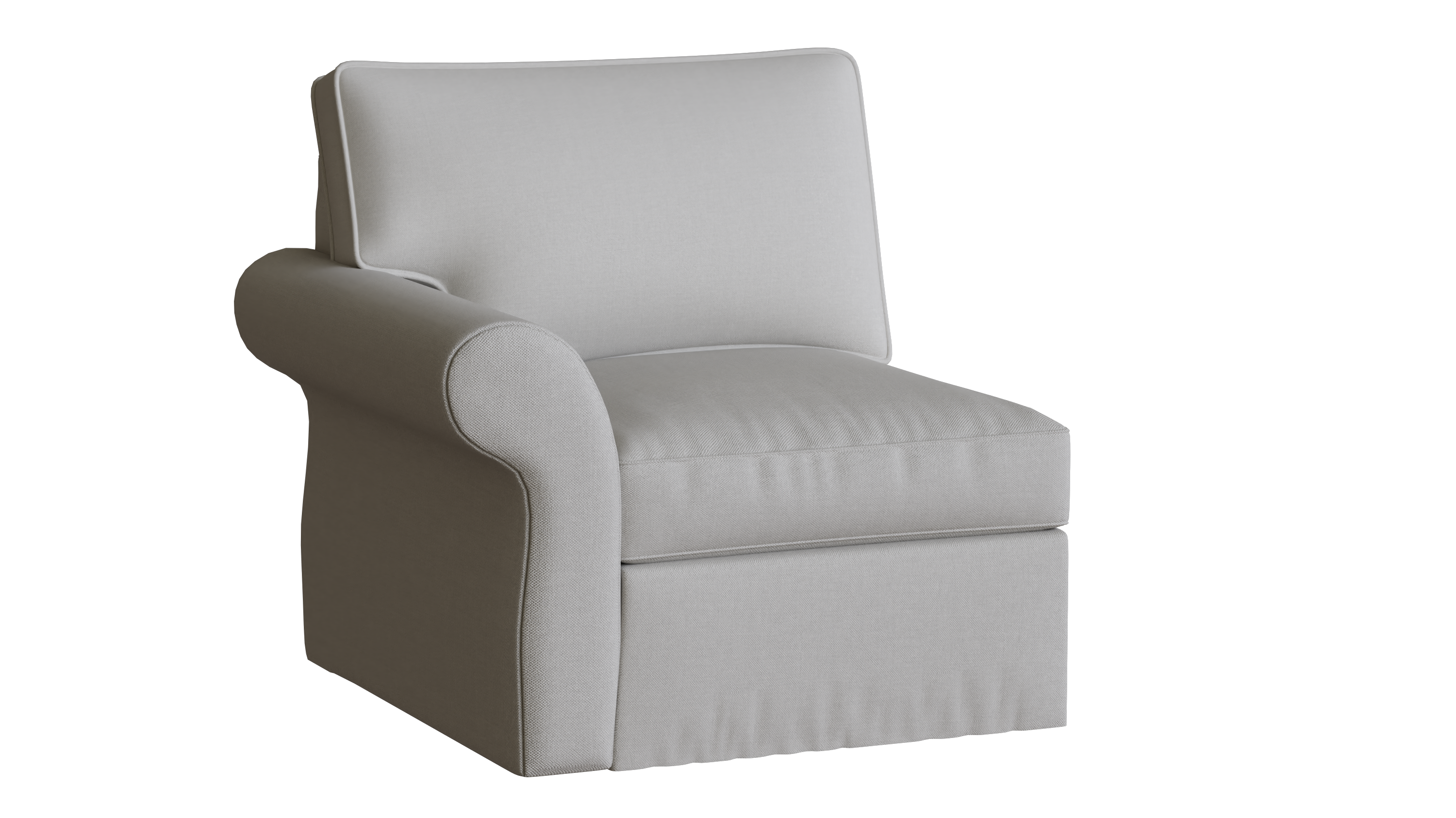 PB Pearce Roll Arm Left Arm Chair Slipcover - Premium Sectional Sofa Cover for Living Room, Home Decor & Furniture Protection