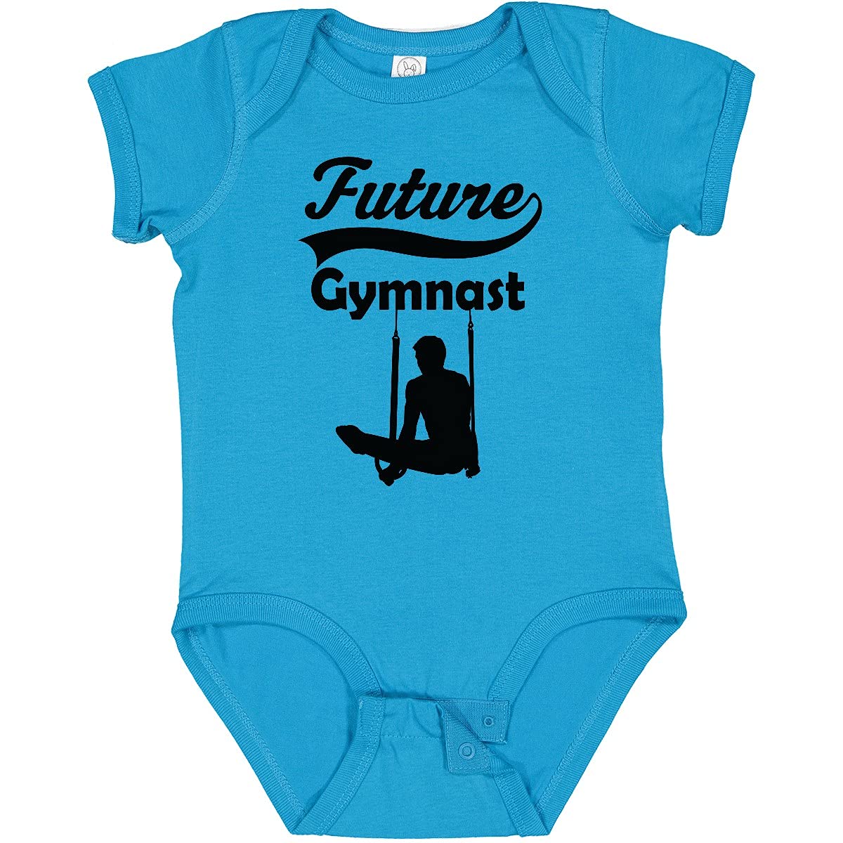 Inktastic Future Gymnast Baby Boy Onesie - Soft Cotton Infant Bodysuit for Newborns & Toddlers - Perfect for Playtime, Gym Classes & Photo Shoots