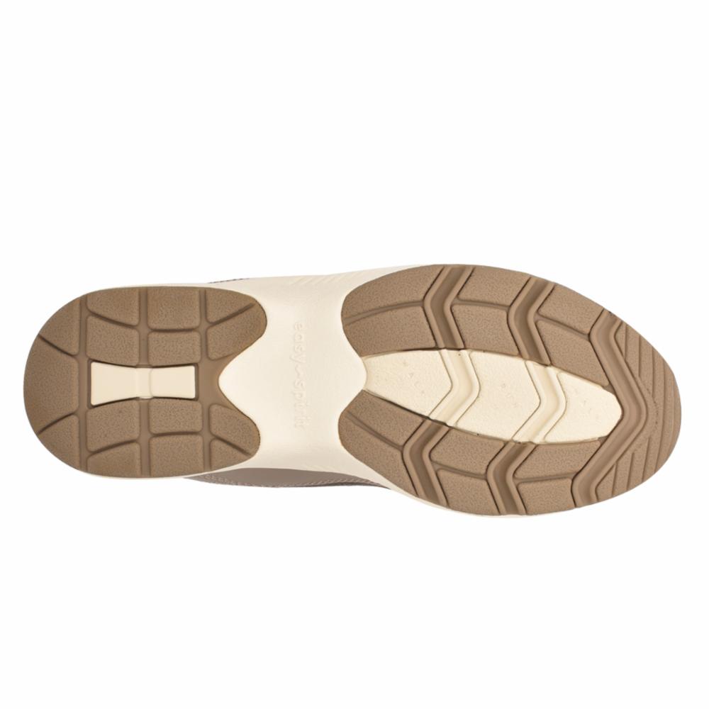 Easy Spirit Women's Romy Comfortable Slip-On Loafers in Brown - Perfect for Work, Travel & Everyday Wear